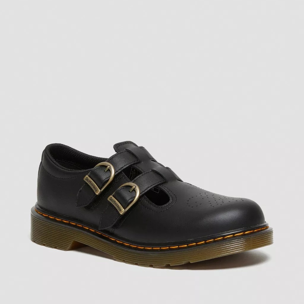 Doctor Martens Junior 8065 Softy T Leather Mary Jane Shoes Size 12 new with Box